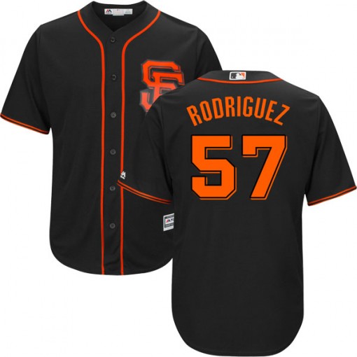 Giants 57 Derek Rodriguez Black Cool Base Jersey Giants 57 Derek Rodriguez Black Cool Base Jersey
