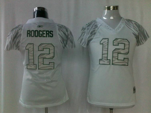 Green bay packers 12 Rodgers zebra Jerseys