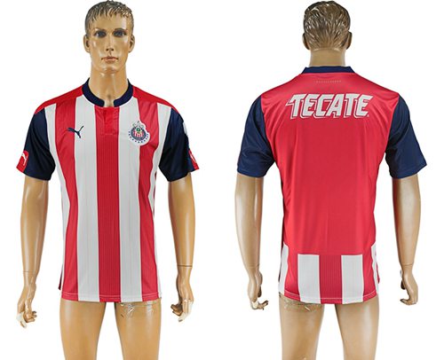Guadalajara Blank Home Soccer Club Jersey Guadalajara Blank Home Soccer Club Jersey