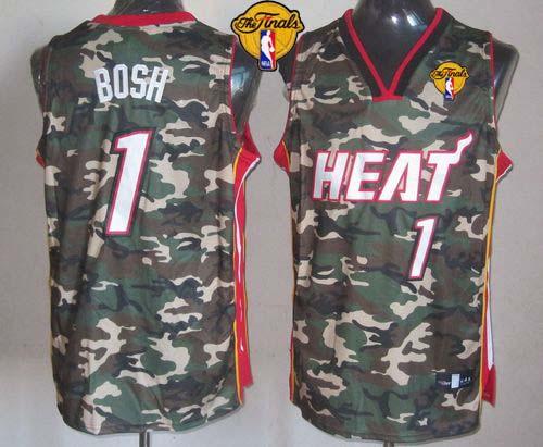Heat #1 Chris Bosh Camo Stealth Collection Finals Patch Stitched NBA Jersey Heat #1 Chris Bosh Camo Stealth Collection Finals Patch Stitched NBA Jersey