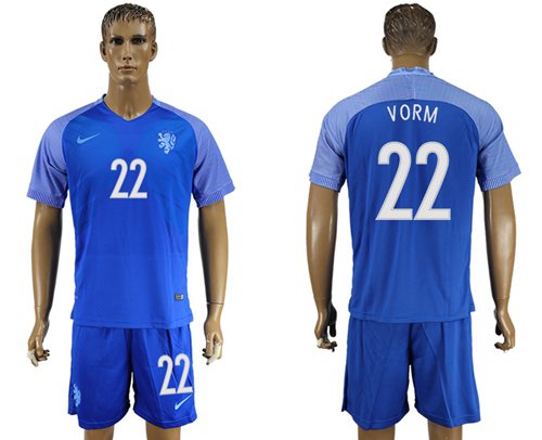 Holland #22 Vorm Away Soccer Country Jersey Holland #22 Vorm Away Soccer Country Jersey