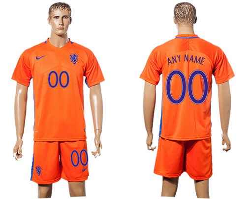 Holland Personalized Home Soccer Country Jersey Holland Personalized Home Soccer Country Jersey