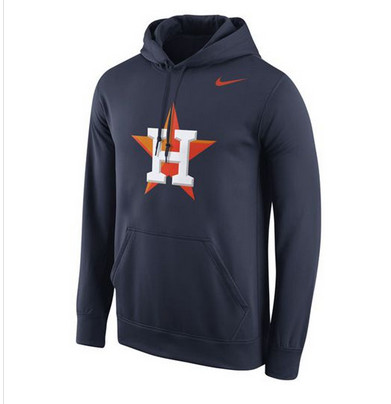 Houston Astros Nike Logo Performance Navy Pullover MLB Hoodie