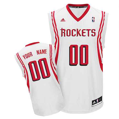 Houston Rockets Youth Custom White Jersey