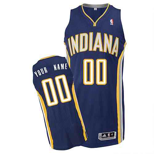 Indiana Pacers Custom Blue Road Jersey