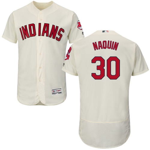 Indians #30 Tyler Naquin Cream Flexbase Authentic Collection Stitched MLB Jersey Indians #30 Tyler Naquin Cream Flexbase Authentic Collection Stitched MLB Jersey