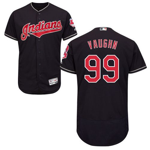 Indians #99 Ricky Vaughn Navy Blue Flexbase Authentic Collection Stitched MLB Jersey Indians #99 Ricky Vaughn Navy Blue Flexbase Authentic Collection Stitched MLB Jersey
