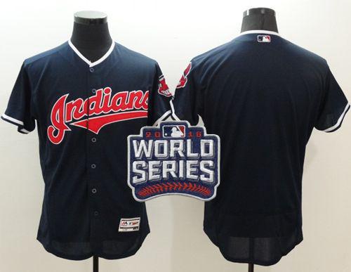Indians Blank Navy Blue Flexbase Authentic Collection 2016 World Series Bound Stitched MLB Jersey Indians Blank Navy Blue Flexbase Authentic Collection 2016 World Series Bound Stitched MLB Jersey