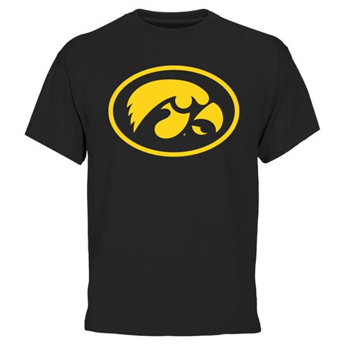 Iowa Hawkeyes Core Logo T-Shirt Black