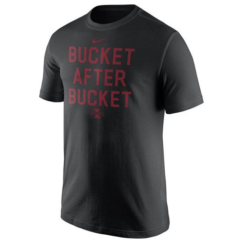 Iowa State Cyclones Nike Bucket After Bucket T-Shirt Navy