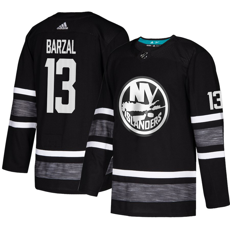 Islanders #13 Mathew Barzal Black Authentic 2019 All-Star Stitched Youth Hockey Jersey