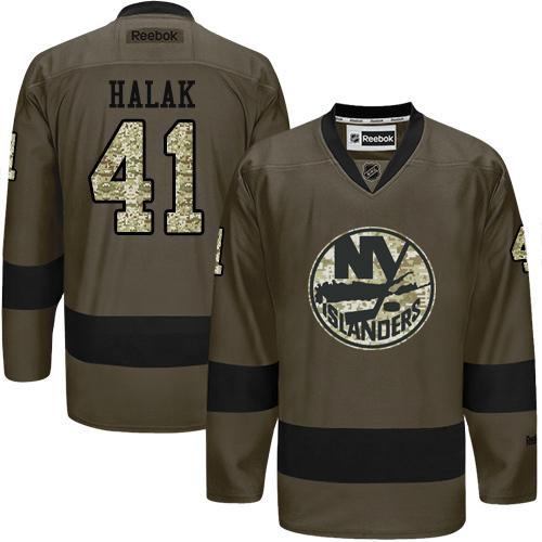 Islanders #41 Jaroslav Halak Green Salute to Service Stitched NHL Jersey Islanders #41 Jaroslav Halak Green Salute to Service Stitched NHL Jersey