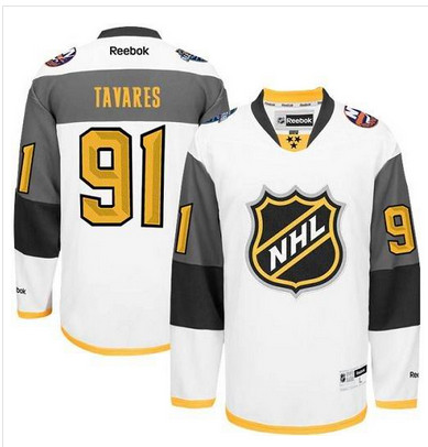Islanders #91 John Tavares White 2016 All Star Stitched NHL Jersey