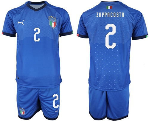 Italy #2 Zappacosta Home Soccer Country Jersey - 副本 - 副本