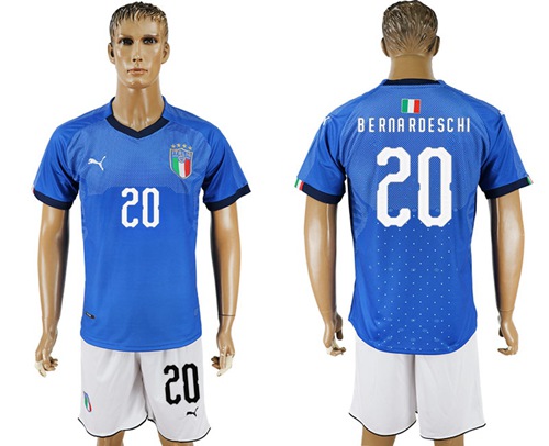 Italy #20 Berna Rdeschi Home Soccer Country Jersey Italy #20 Berna Rdeschi Home Soccer Country Jersey