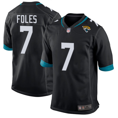 Jaguars #7 Nick Foles Black Team Color Youth Stitched Football Elite Jersey Jaguars #7 Nick Foles Black Team Color Youth Stitched Football Elite Jersey