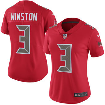 Jameis Winston Tampa Bay Buccaneers Nike Women's Color Rush Limited Jersey - Red