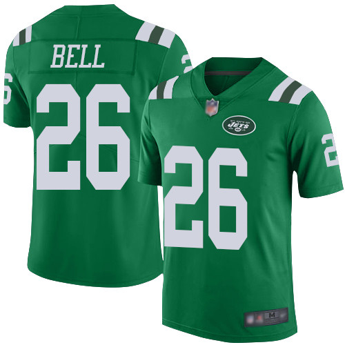 Jets #26 Le'Veon Bell Green Youth Stitched Football Limited Rush Jersey Jets #26 Le'Veon Bell Green Youth Stitched Football Limited Rush Jersey