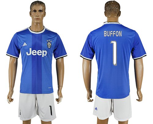 Juventus #1 Buffon Away Soccer Club Jersey