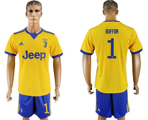 Juventus #1 Buffon Away Soccer Club Jersey Juventus #1 Buffon Away Soccer Club Jersey