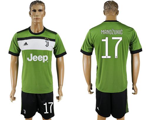 Juventus #17 Mandzukic SEC Away Soccer Club Jersey Juventus #17 Mandzukic SEC Away Soccer Club Jersey