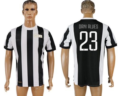 Juventus #23 Dani Alves 120th Anniversary Soccer Club Jersey Juventus #23 Dani Alves 120th Anniversary Soccer Club Jersey