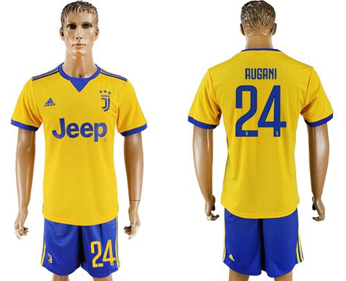 Juventus #24 Rugani Away Soccer Club Jersey Juventus #24 Rugani Away Soccer Club Jersey