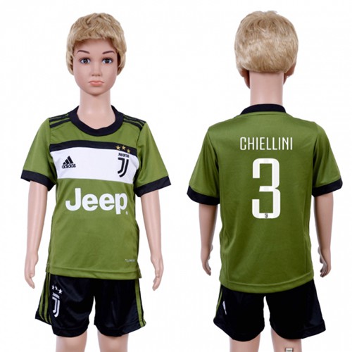 Juventus #3 Chiellini Sec Away Kid Soccer Club Jersey Juventus #3 Chiellini Sec Away Kid Soccer Club Jersey
