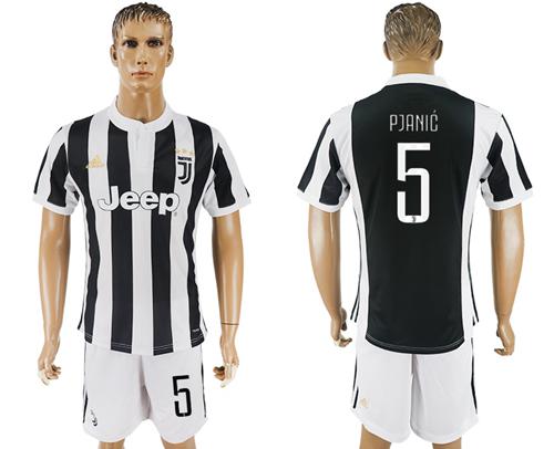Juventus #5 Pjanic Home Soccer Club Jersey