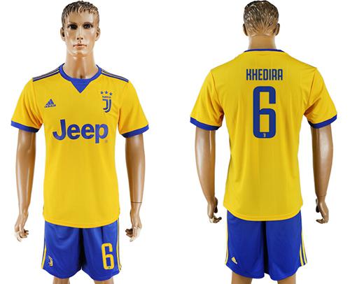 Juventus #6 Khedira Away Soccer Club Jersey Juventus #6 Khedira Away Soccer Club Jersey
