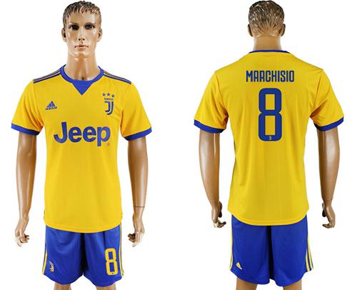 Juventus #8 Marchisio Away Soccer Club Jersey Juventus #8 Marchisio Away Soccer Club Jersey