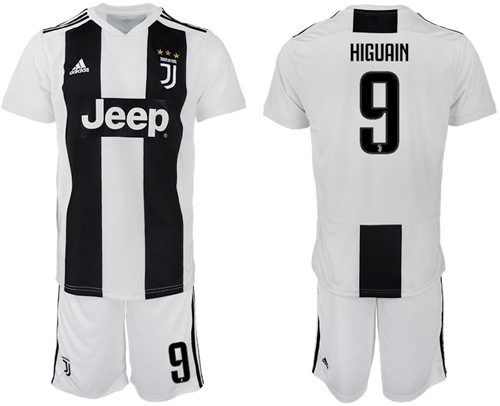 Juventus #9 Higuain Home Kid Soccer Club Jersey Juventus #9 Higuain Home Kid Soccer Club Jersey