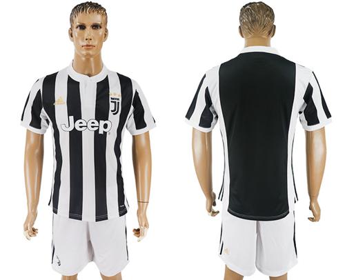 Juventus Blank Home Soccer Club Jersey