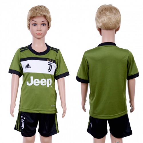Juventus Blank Sec Away Kid Soccer Club Jersey