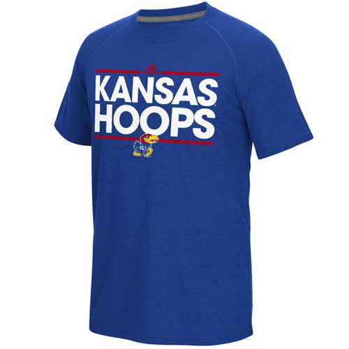 Kansas Jayhawks Adidas Dassler Climalite Ultimate T-Shirt Royal