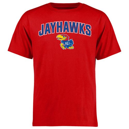 Kansas Jayhawks Proud Mascot T-Shirt Red