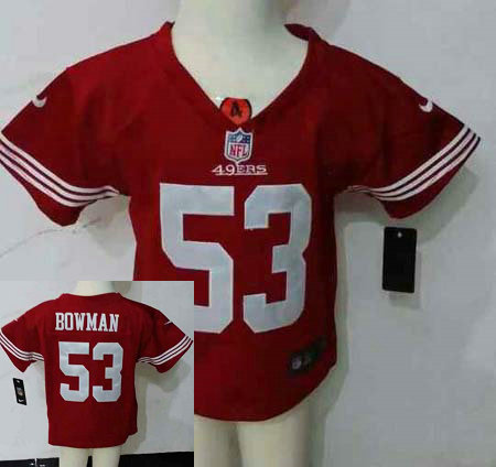 Kids Navorro Bowman San Francisco 49ers #53 Red Nike Jersey Kids Navorro Bowman San Francisco 49ers #53 Red Nike Jersey