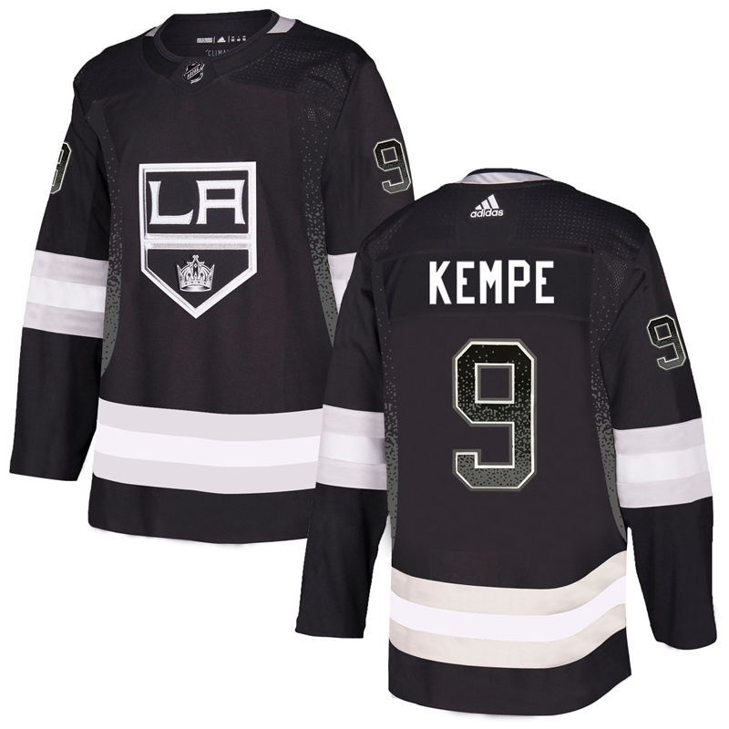 Kings 9 Adrian Kempe Black Drift Fashion Adidas Jersey Kings 9 Adrian Kempe Black Drift Fashion Adidas Jersey
