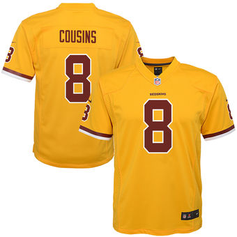 Kirk Cousins Washington Redskins Nike Youth Color Rush Game Jersey - Gold