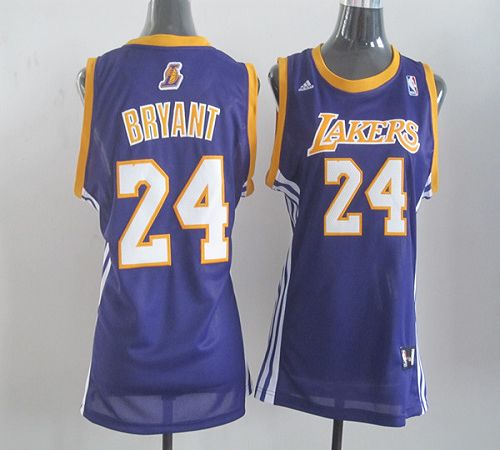 Lakers #24 Kobe Bryant Purple Road Women's Stitched NBA Jersey Lakers #24 Kobe Bryant Purple Road Women's Stitched NBA Jersey