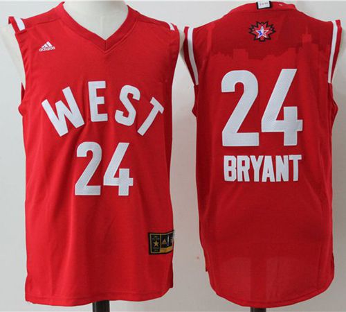 Lakers #24 Kobe Bryant Red 2016 All Star Stitched NBA Jersey Lakers #24 Kobe Bryant Red 2016 All Star Stitched NBA Jersey