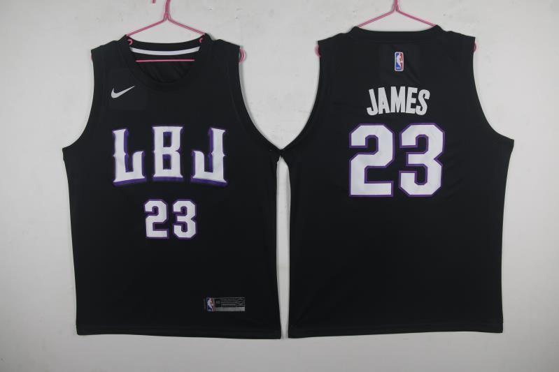 Lakers 23 Lebron James LBJ Black Nike Swingman Jersey Lakers 23 Lebron James LBJ Black Nike Swingman Jersey