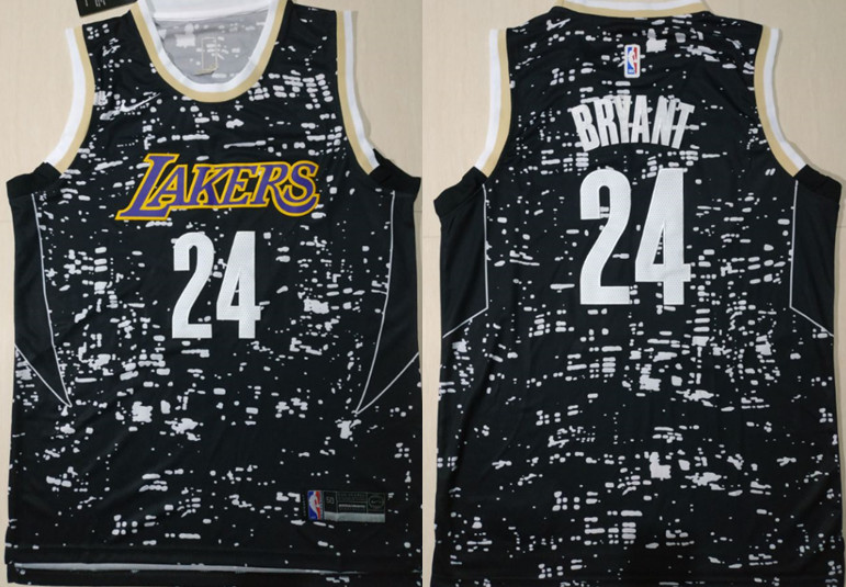 Lakers 24 Kobe Bryant Black City Luminous Nike Swingman Jersey Lakers 24 Kobe Bryant Black City Luminous Nike Swingman Jersey