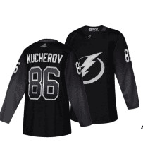 Lightning #86 Nikita Kucherov Black Alternate Adidas Jersey Lightning #86 Nikita Kucherov Black Alternate Adidas Jersey