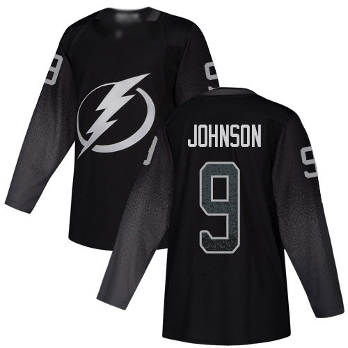 Lightning #9 Tyler Johnson Black Alternate Authentic Stitched Hockey Jersey Lightning #9 Tyler Johnson Black Alternate Authentic Stitched Hockey Jersey