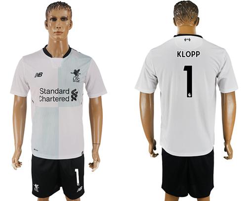 Liverpool #1 Klopp Away Soccer Club Jersey