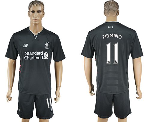 Liverpool #11 Firmino Away Soccer Club Jersey Liverpool #11 Firmino Away Soccer Club Jersey