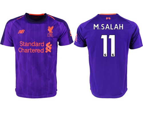 Liverpool #11 M.Salah Away Soccer Club Jersey