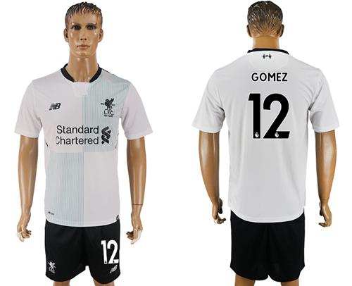 Liverpool #12 Gomez Away Soccer Club Jersey Liverpool #12 Gomez Away Soccer Club Jersey
