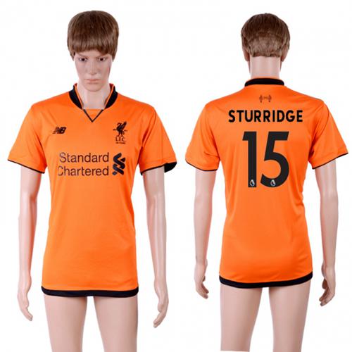 Liverpool #15 Sturridge Sec Away Soccer Club Jersey Liverpool #15 Sturridge Sec Away Soccer Club Jersey